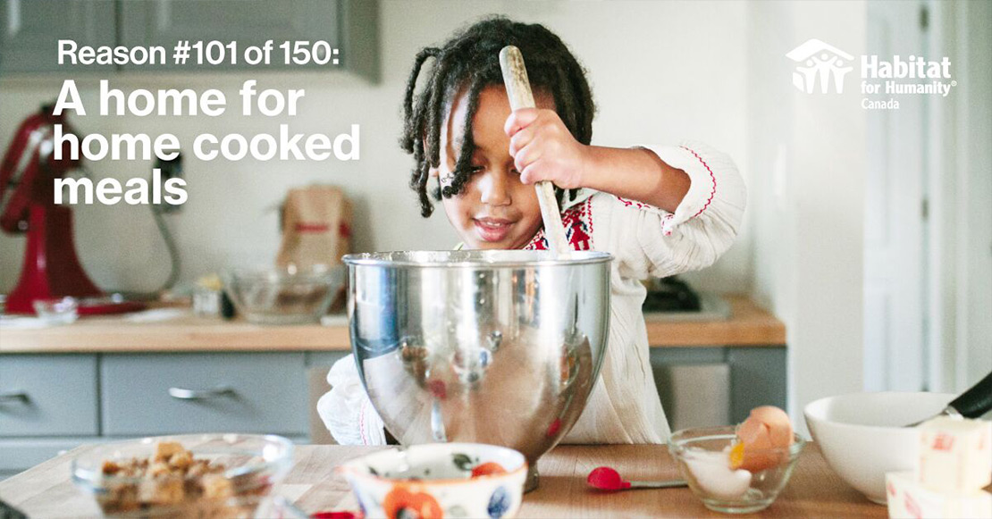 Small child cooking a home cooked meal
